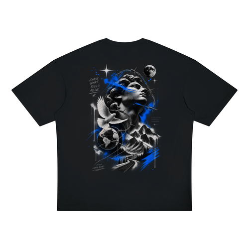 Beyond Bounds Graphic - Unisex Oversized Drop Shoulder T-Shirt