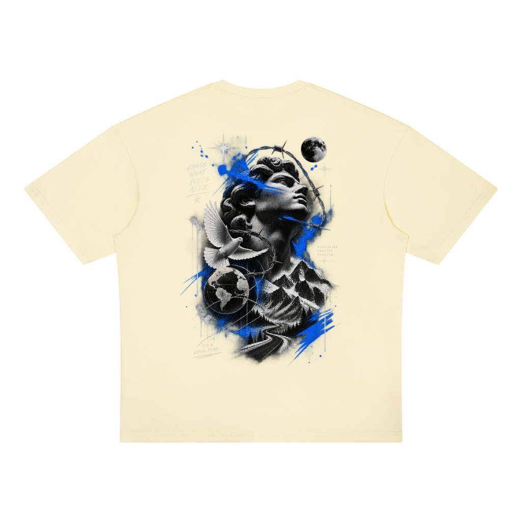Beyond Bounds Graphic - Unisex Oversized Drop Shoulder T-Shirt