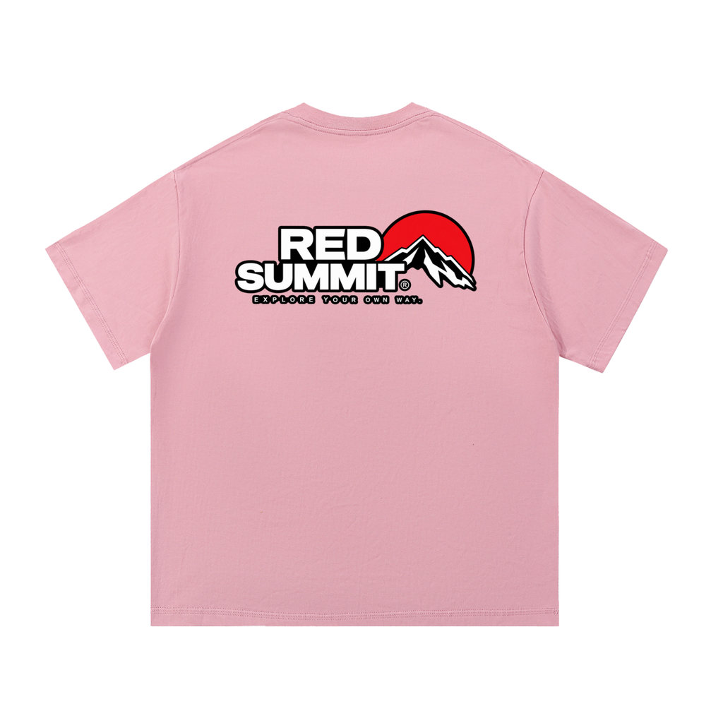 Red Summit Graphic - Essential Cotton T-Shirt