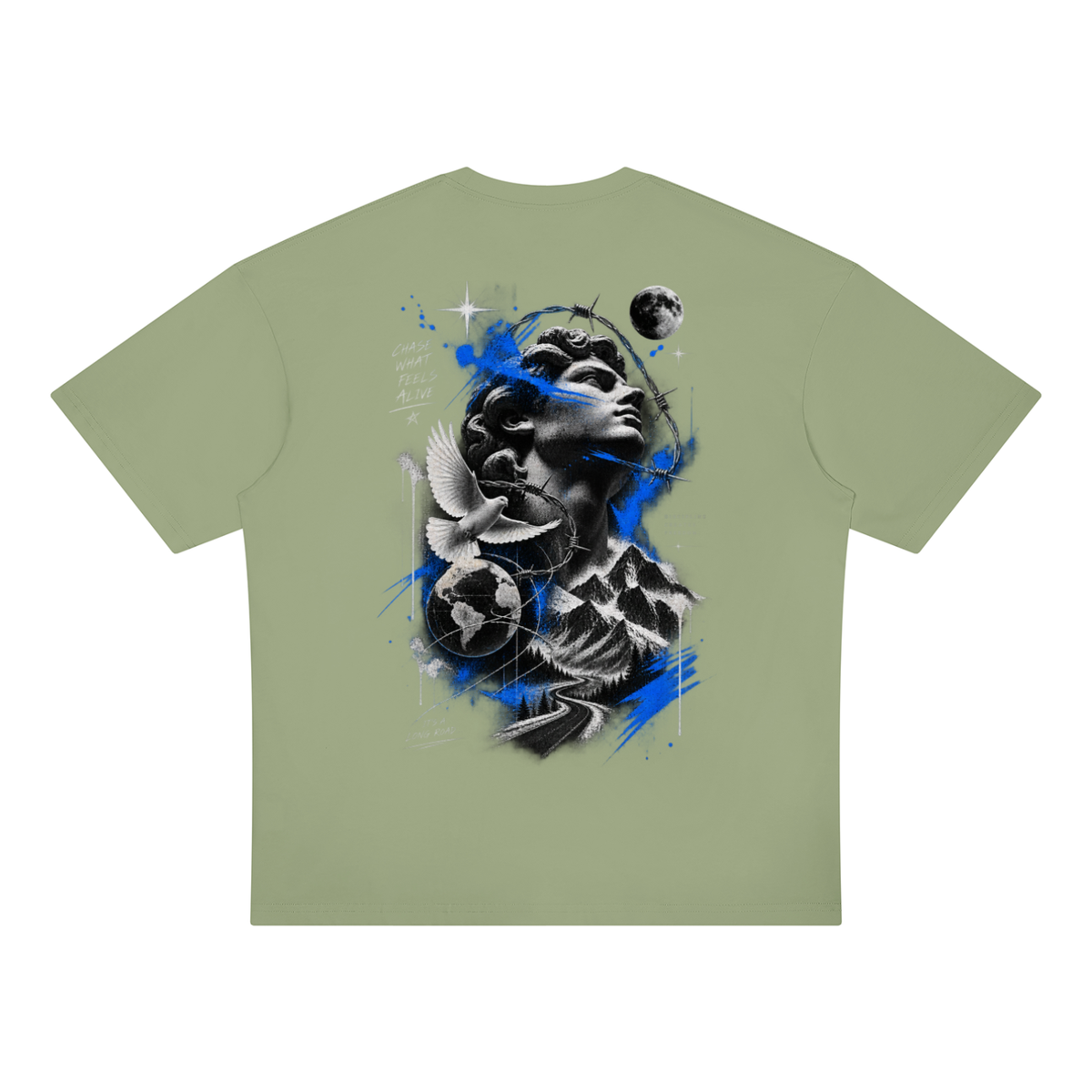 Beyond Bounds Graphic - Unisex Oversized Drop Shoulder T-Shirt