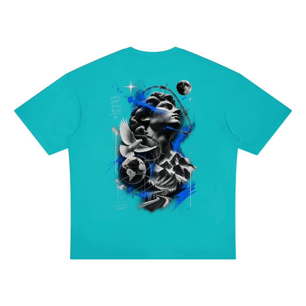 Beyond Bounds Graphic - Unisex Oversized Drop Shoulder T-Shirt