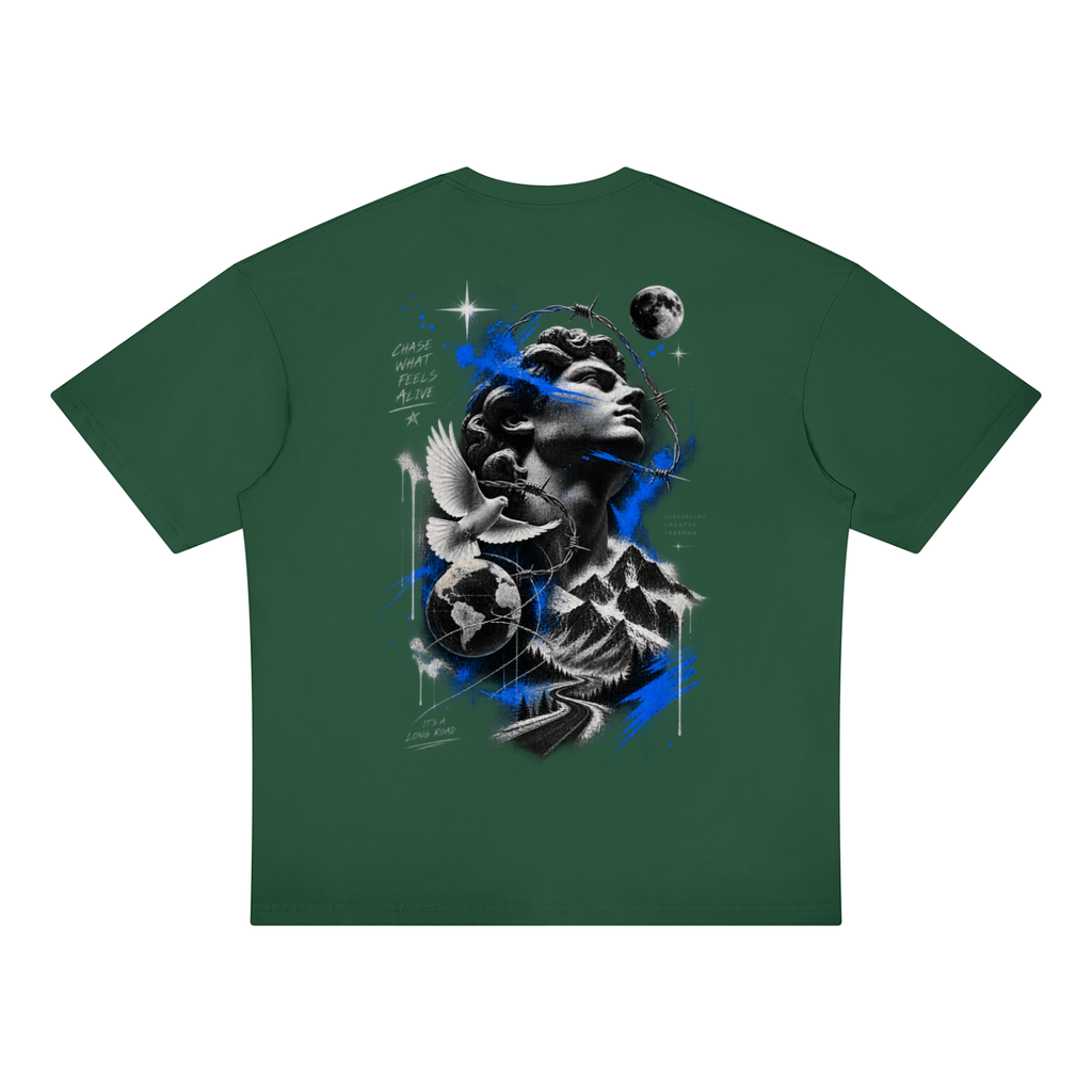Beyond Bounds Graphic - Unisex Oversized Drop Shoulder T-Shirt