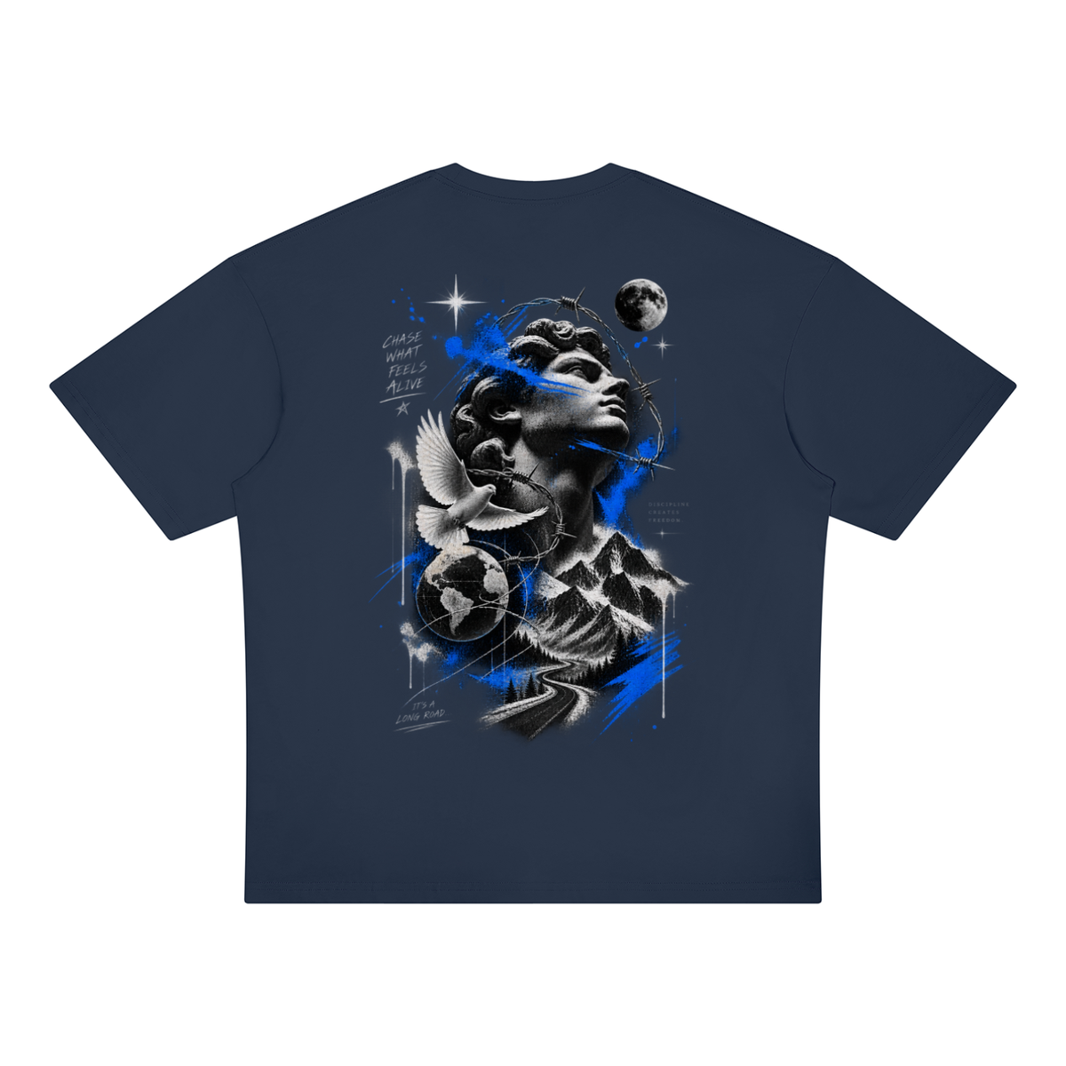 Beyond Bounds Graphic - Unisex Oversized Drop Shoulder T-Shirt