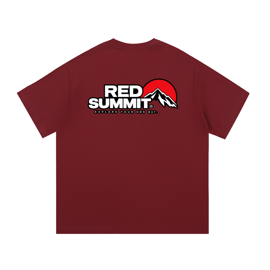 Red Summit Graphic - Essential Cotton T-Shirt