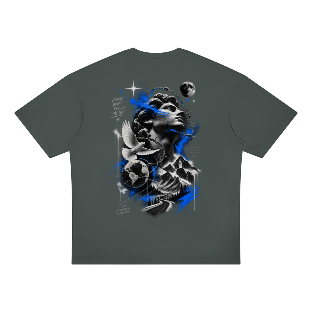 Beyond Bounds Graphic - Unisex Oversized Drop Shoulder T-Shirt