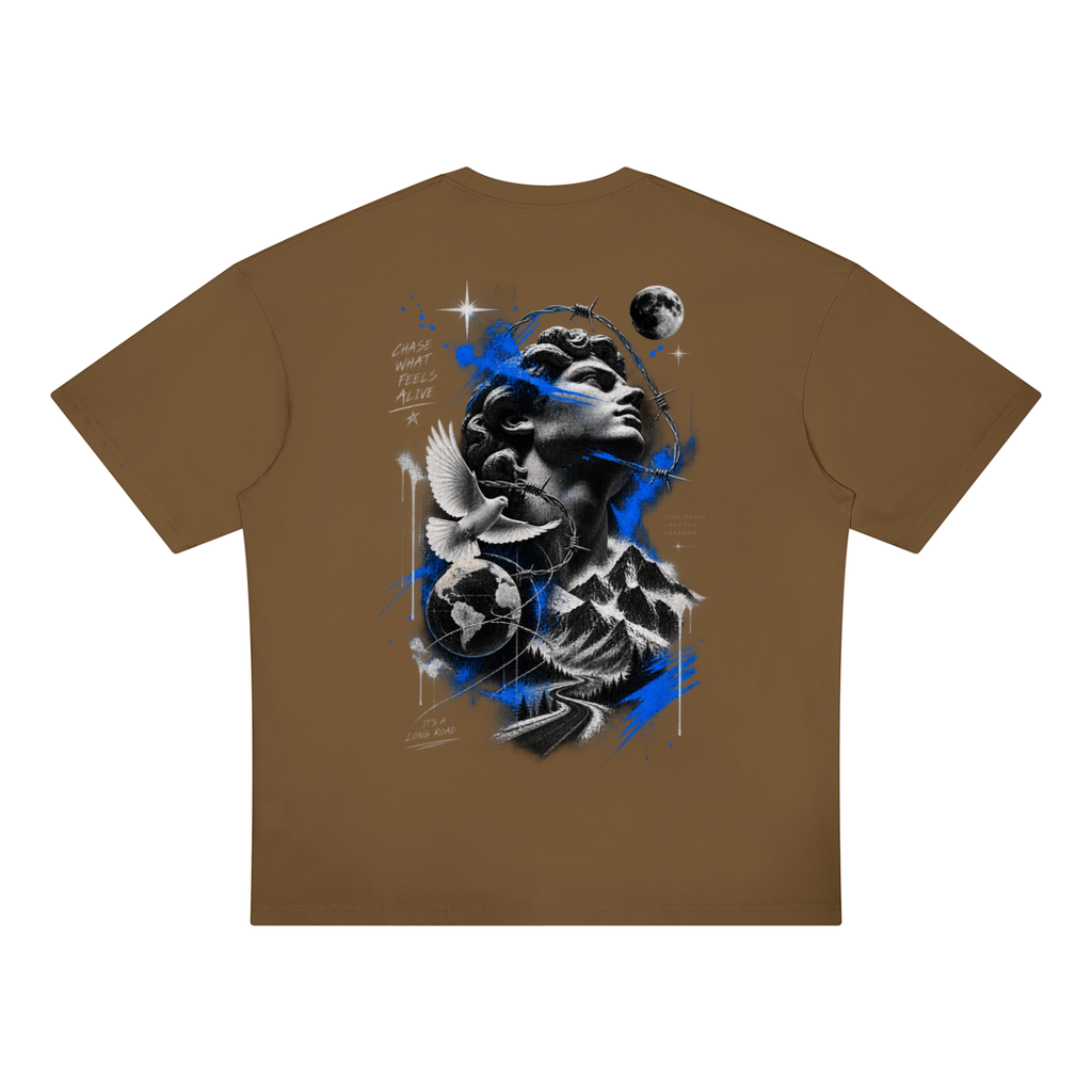 Beyond Bounds Graphic - Unisex Oversized Drop Shoulder T-Shirt